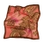 Лиловый шейный платок из натурального шелка "Узоры Пейсли"