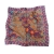 Изысканный шейный лиловый платок из натурального шелка "Самобытный китайский зонт"