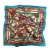Гламурный шейный платок из натурального шелка "Хаотичная гармония"
