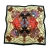 Изысканный шейный платок из натурального шелка «Барокко на лимонном»