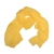 Яркий женский шарф из натурального шелка лимонного цвета