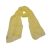 Яркий желтый однотонный газовый шарфик из натурального шелка