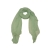 Нежный однотонный женский шарф из натурального шелка мятного цвета