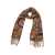 Великолепный шарф из натуральной шерсти "Багровые овалы"