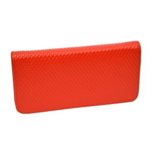 Стильный женский кошелек красного цвета