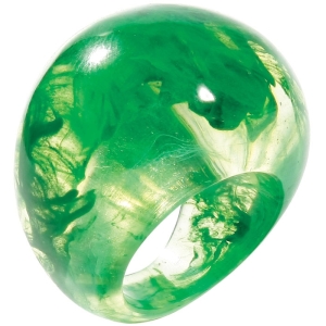 Кольцо "WHIMSICAL" зеленое