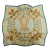 Очаровательный шейный платок из натурального шелка бирюзового цвета «Готика»