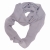 Романтичный однотонный шарф из натурального шелка сиренево-серого цвета